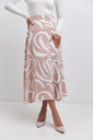 Midi skirt with slit