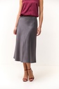 Silk-satin skirt