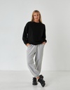 Pantaloni jogger din bumbac dublu "JOAN"