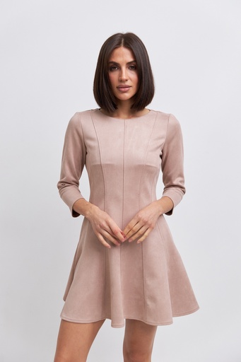 Rochie mini cu cusături decorative