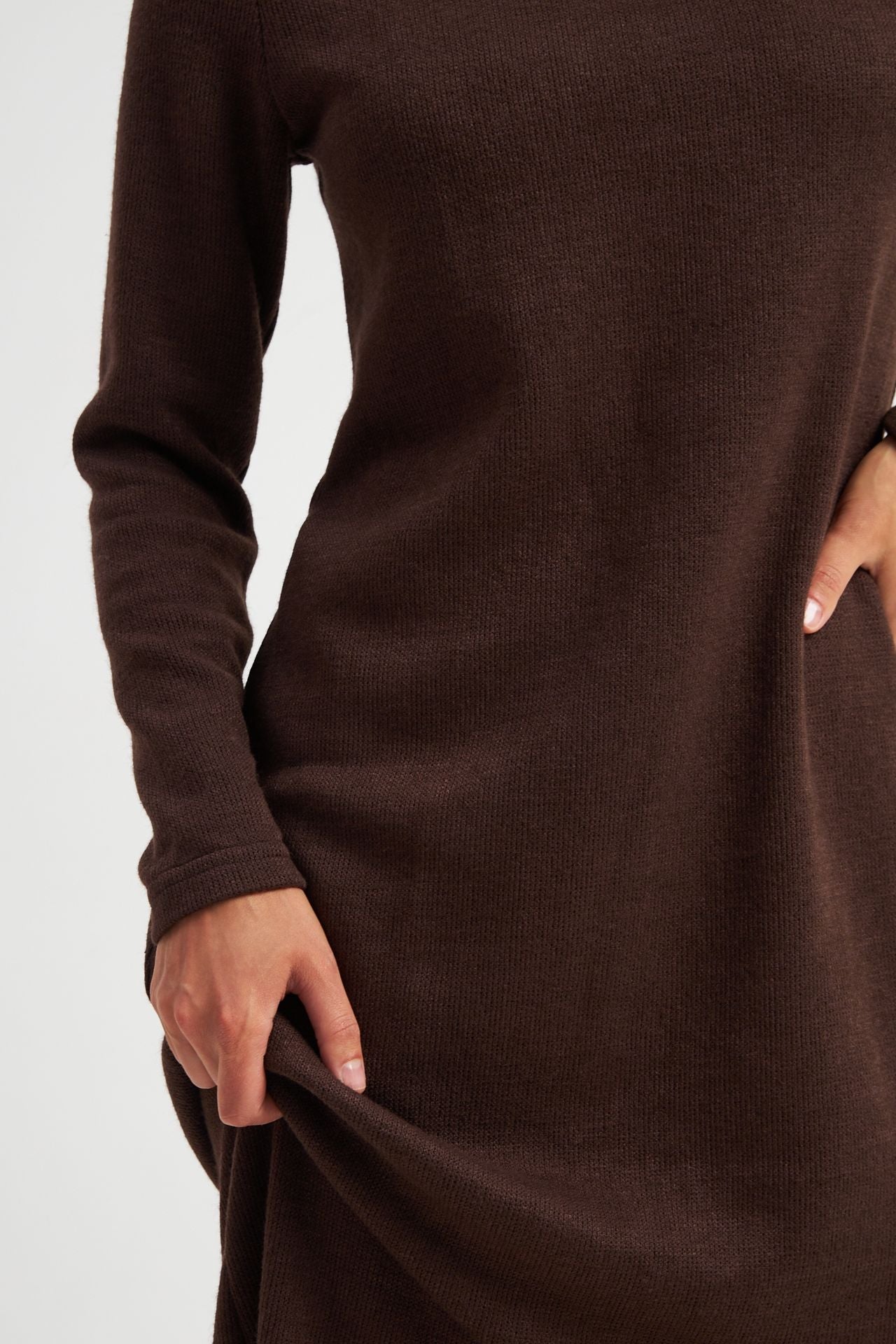 Rochie tricotată călduroasă