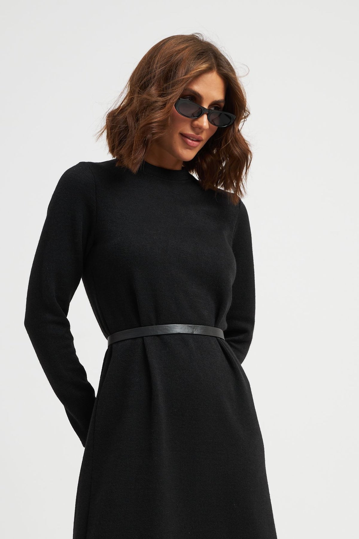Rochie tricotată călduroasă