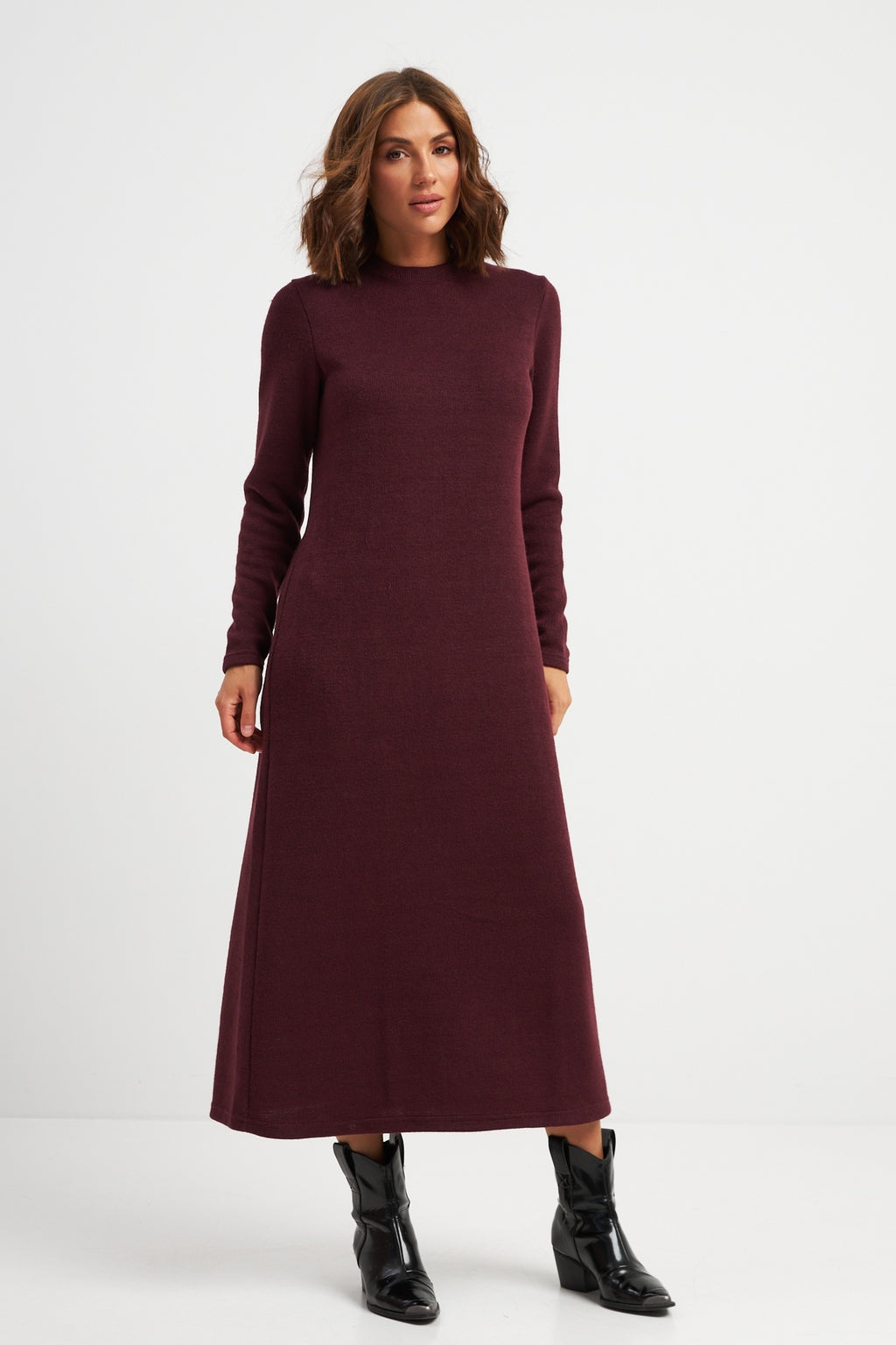 Rochie tricotată călduroasă