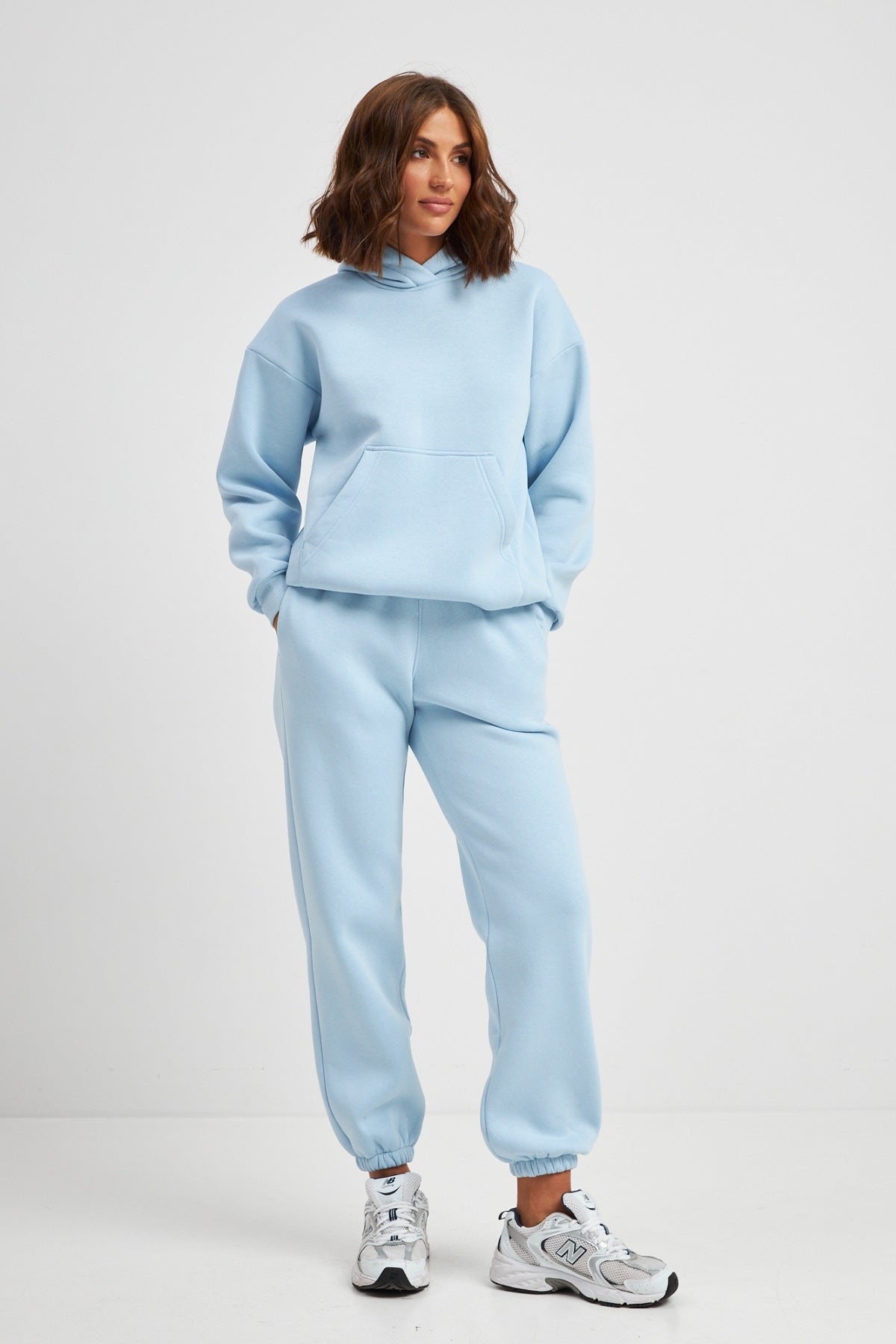 Joggeri călduroși din tricot cu trei fire