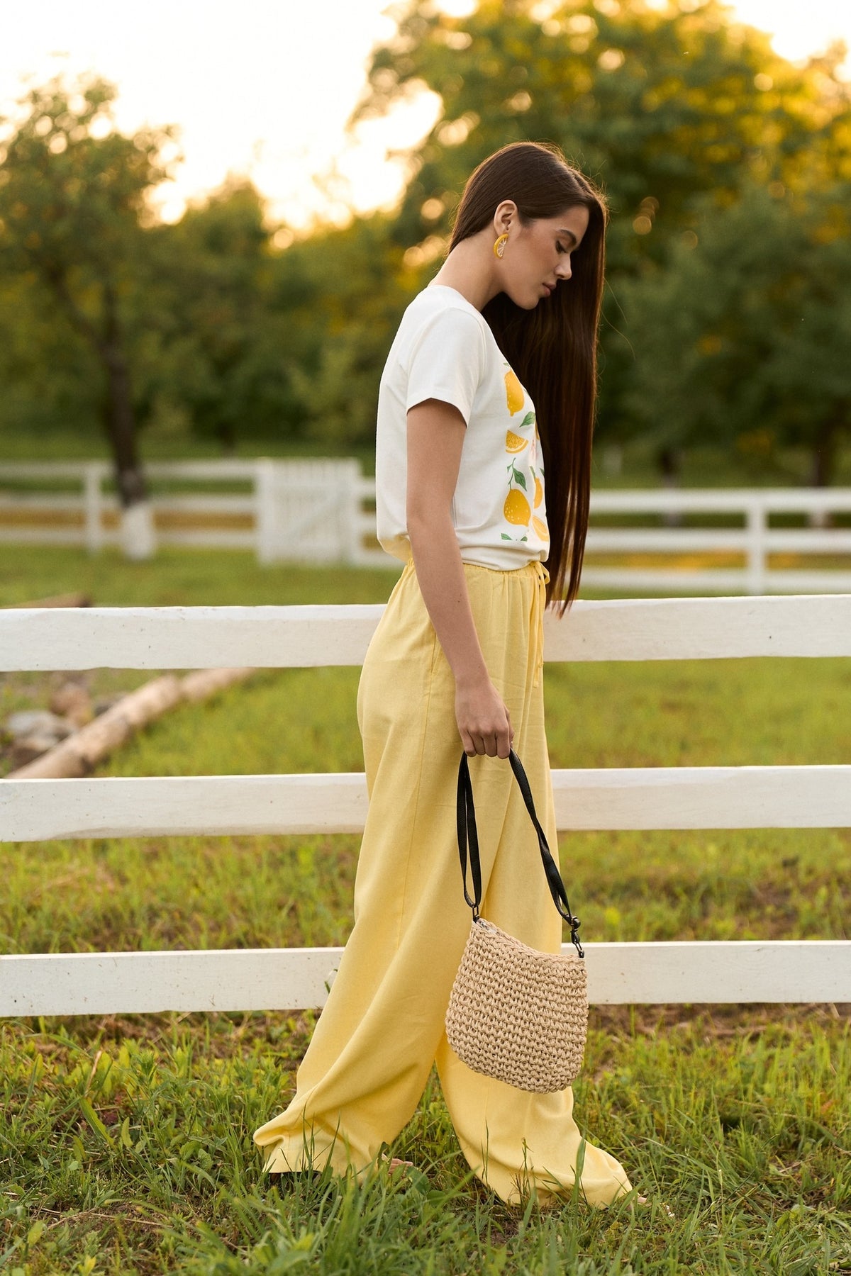 Tricou basic drept Fructe