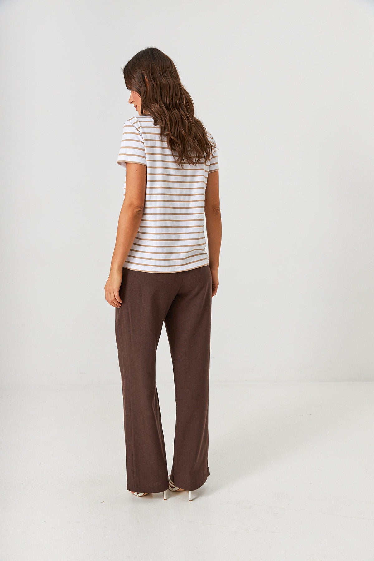 Tricou basic în dungi
