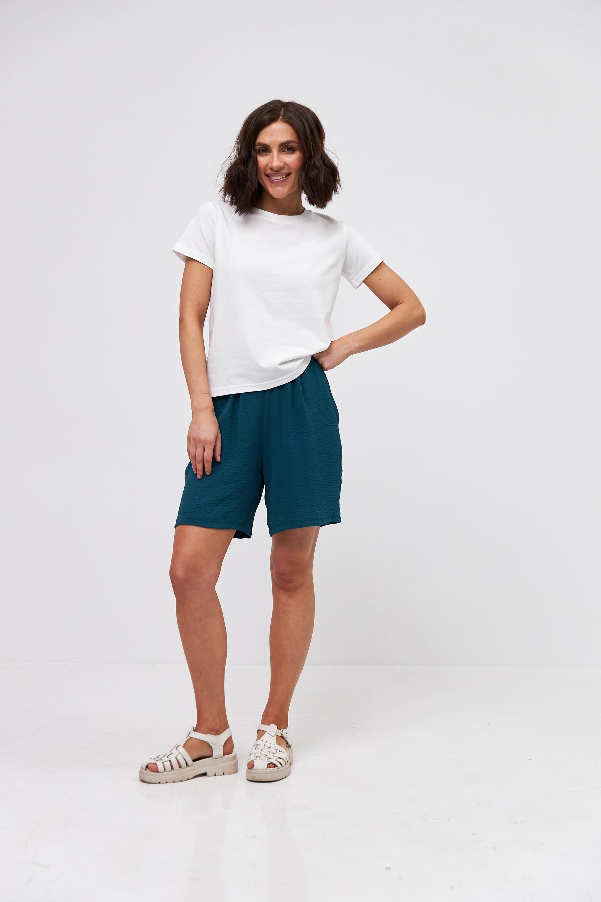 Tricou basic din jerseu Kulir