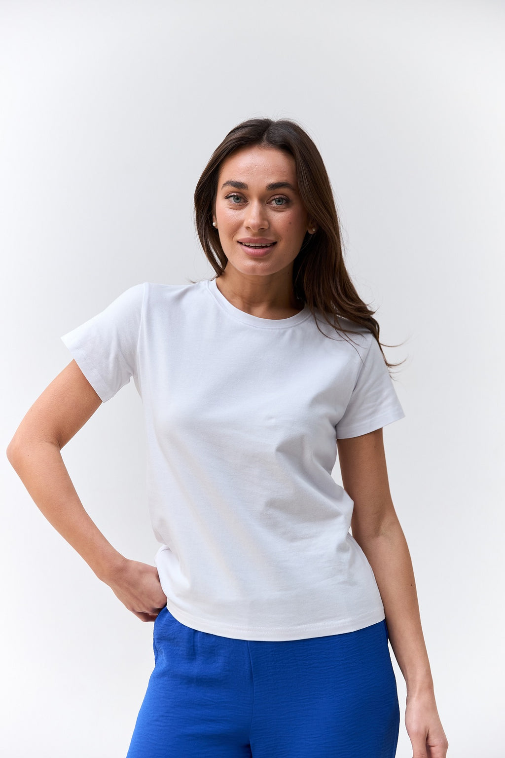 Tricou basic din jerseu Kulir