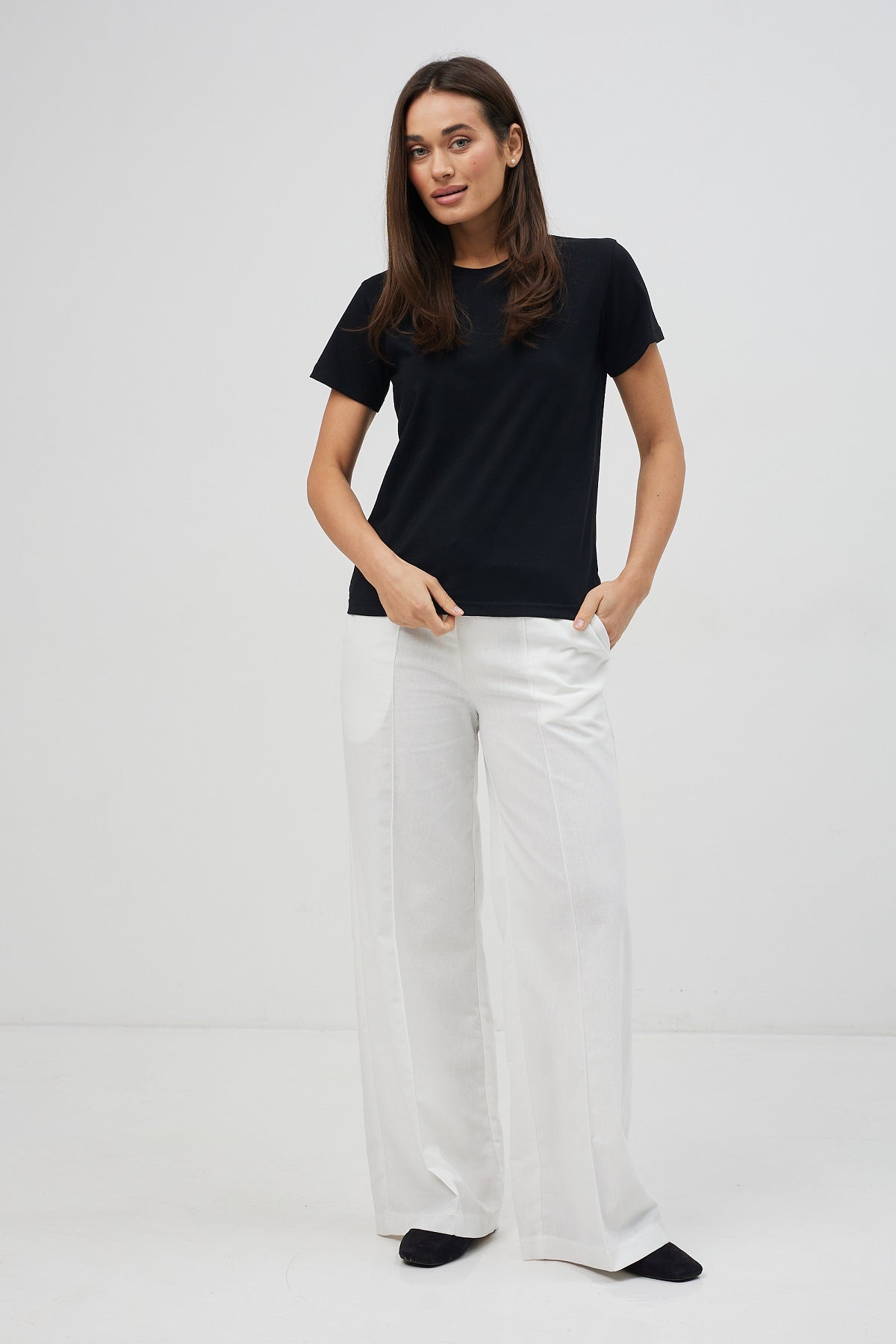 Tricou basic din jerseu Kulir