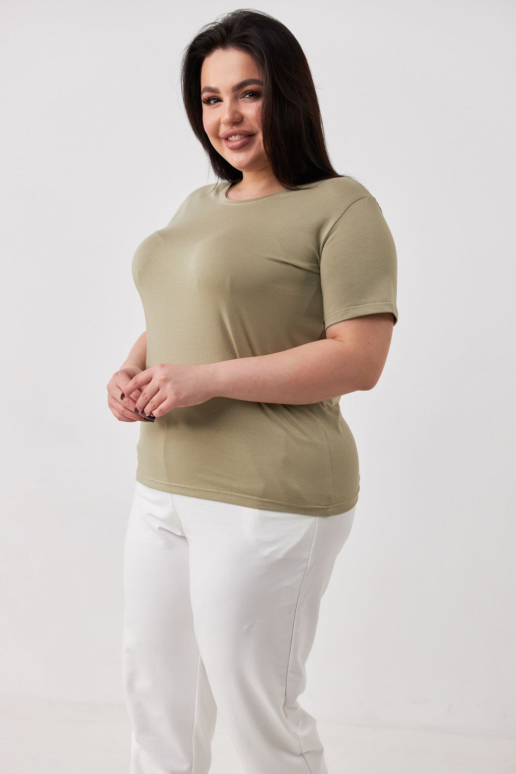 Tricou basic din jerseu Kulir