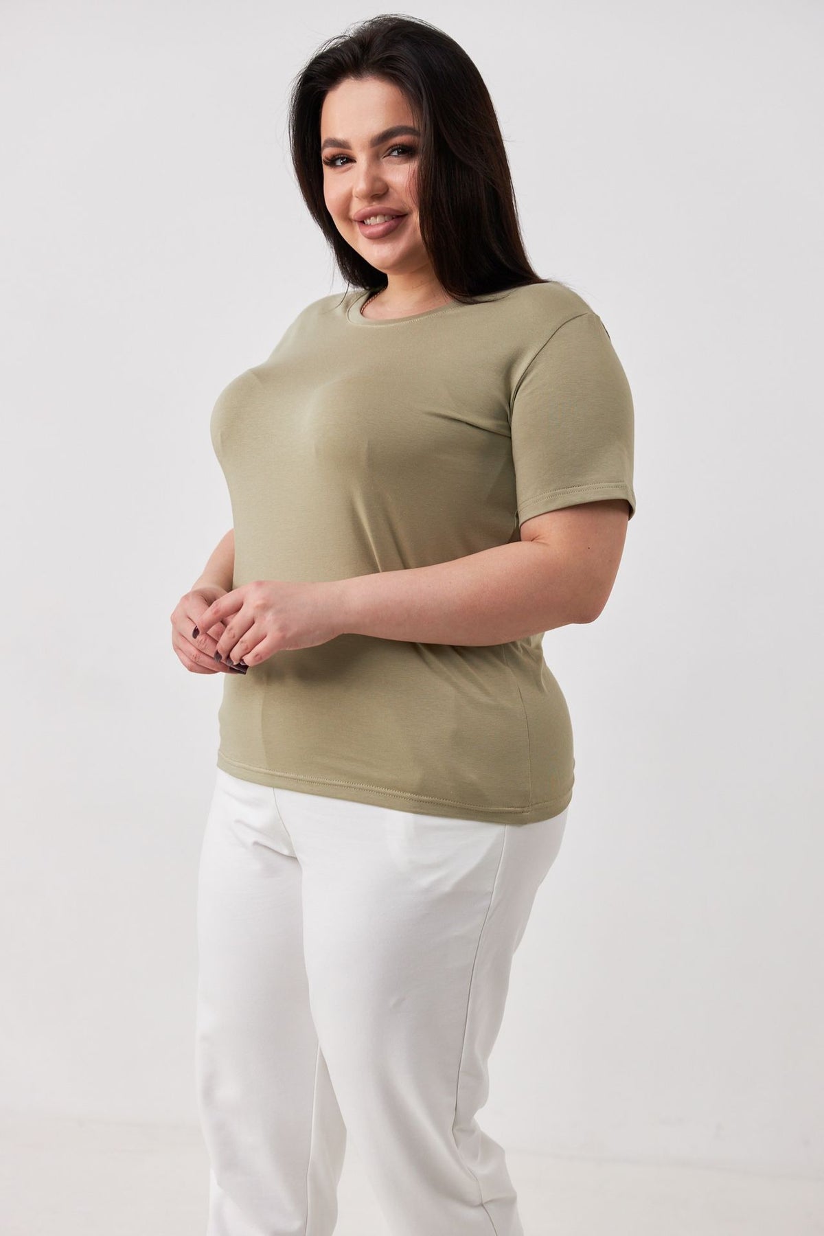 Tricou basic din jerseu Kulir