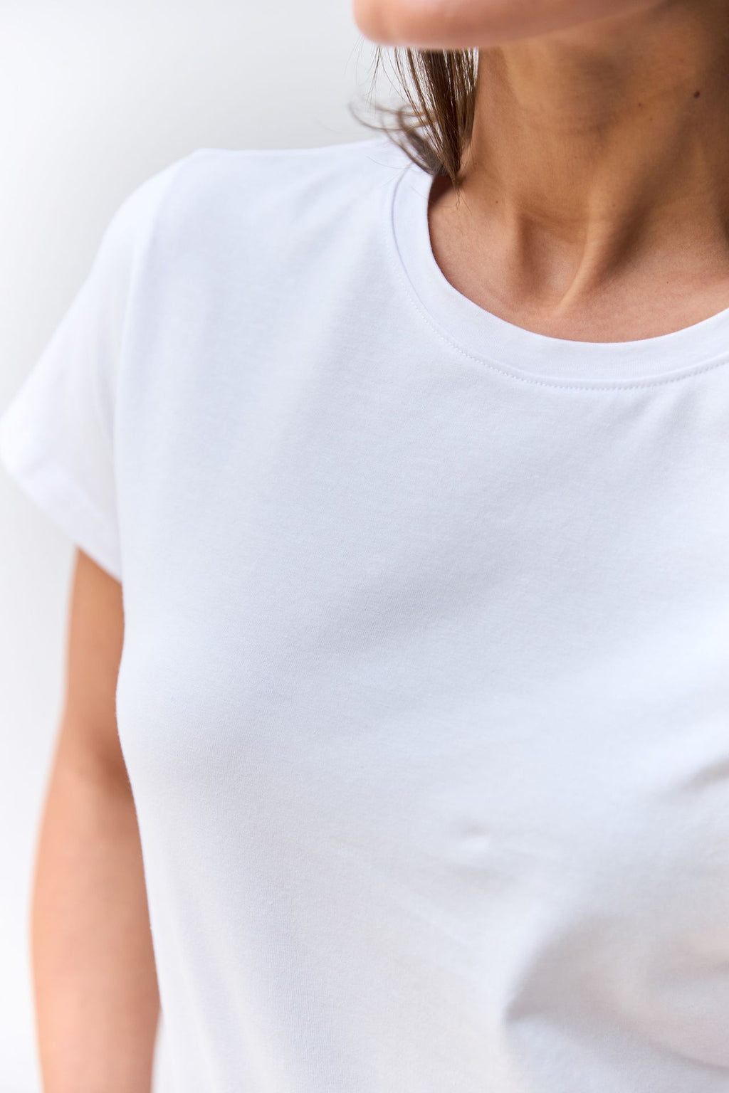 Tricou basic din jerseu Kulir