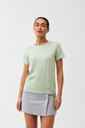 Tricou basic din jerseu Kulir