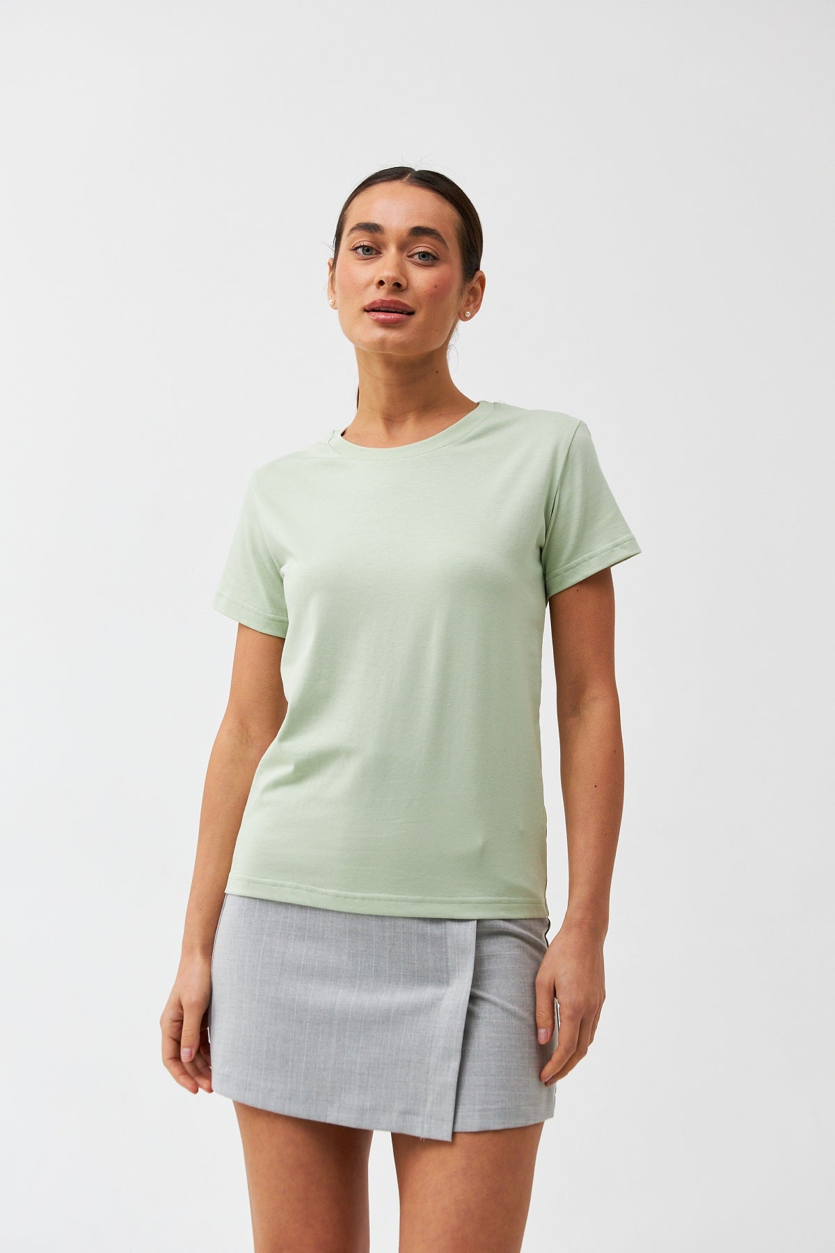 Tricou basic din jerseu Kulir