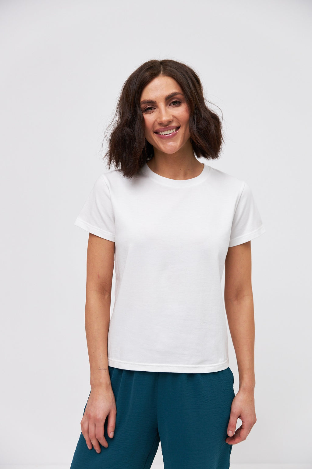 Tricou basic din jerseu Kulir