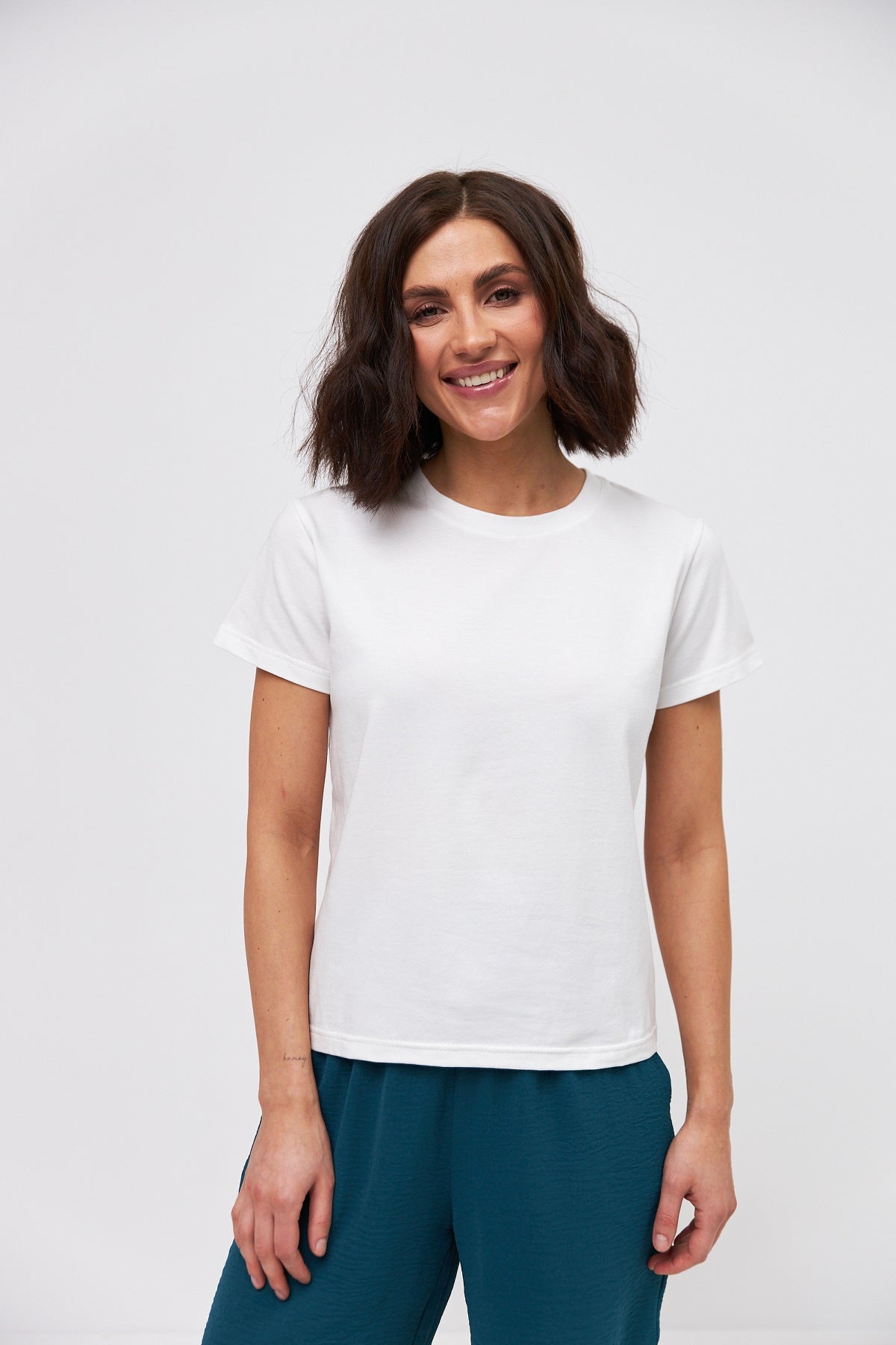 Tricou basic din jerseu Kulir