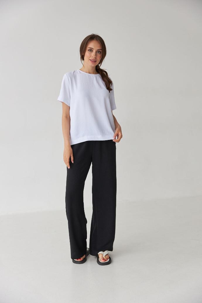 Bluză tip tricou din crep american