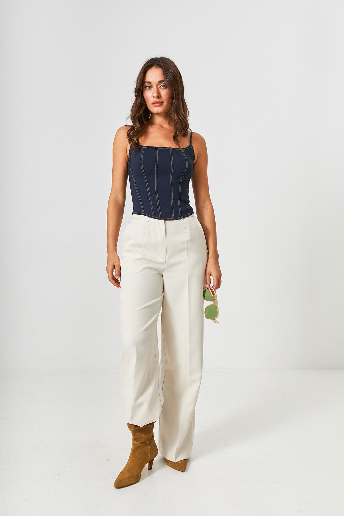 Corset din denim bengalină