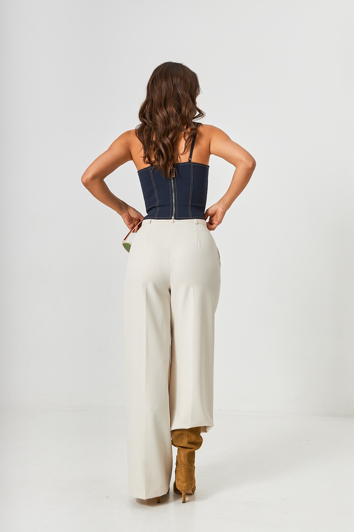 Corset din denim bengalină