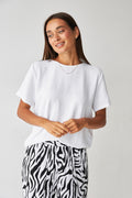 Bluză tip tricou lejeră din crep american
