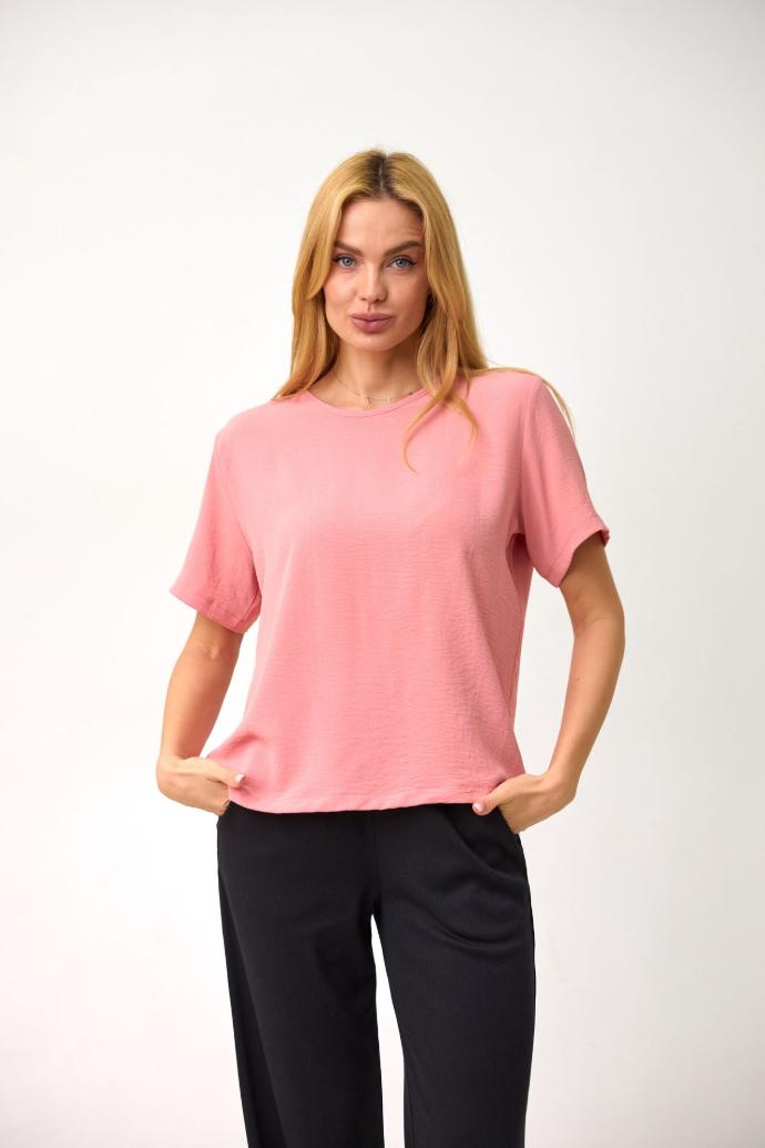 Bluză tip tricou lejeră din crep american