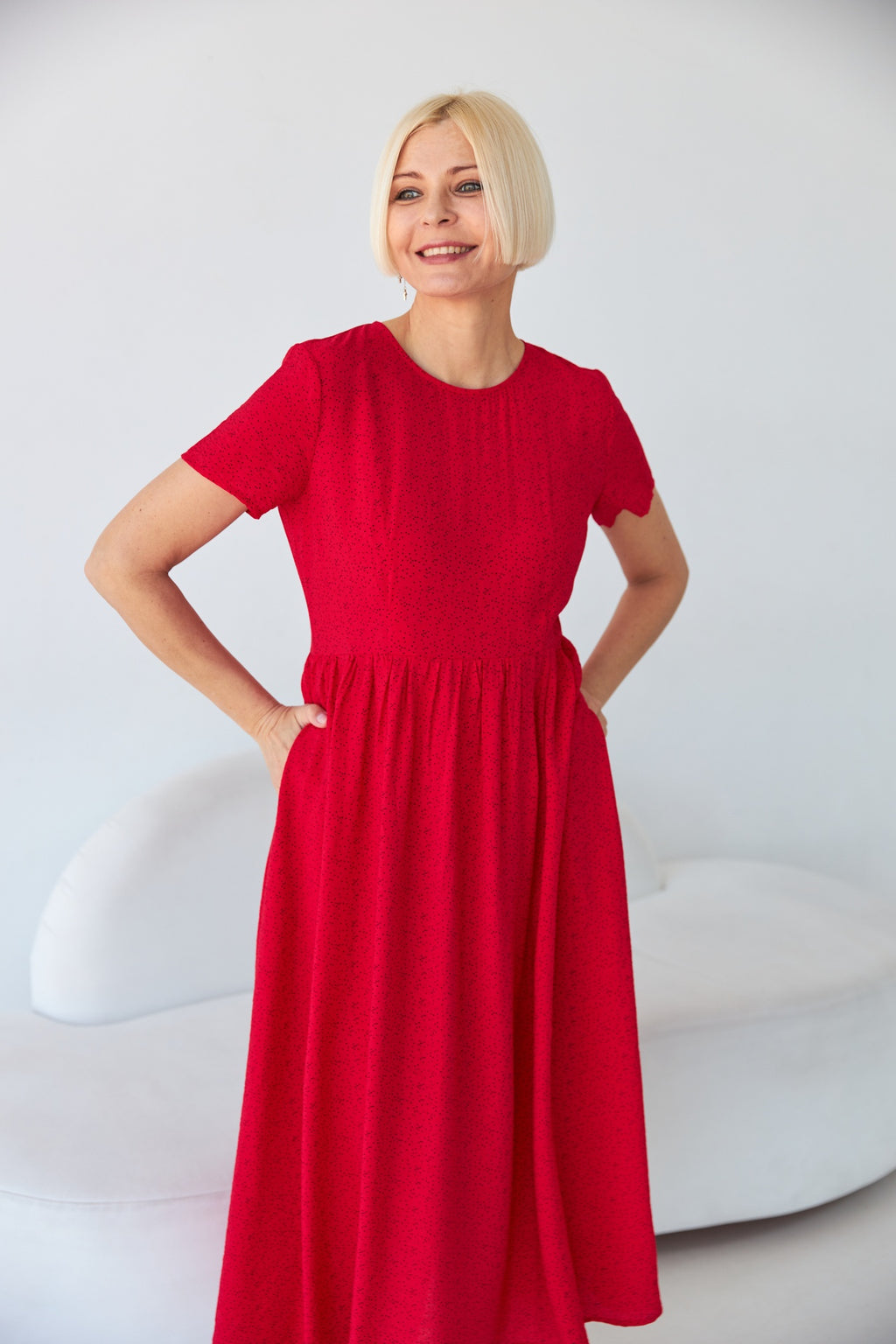 Rochie maxi boho cu buline