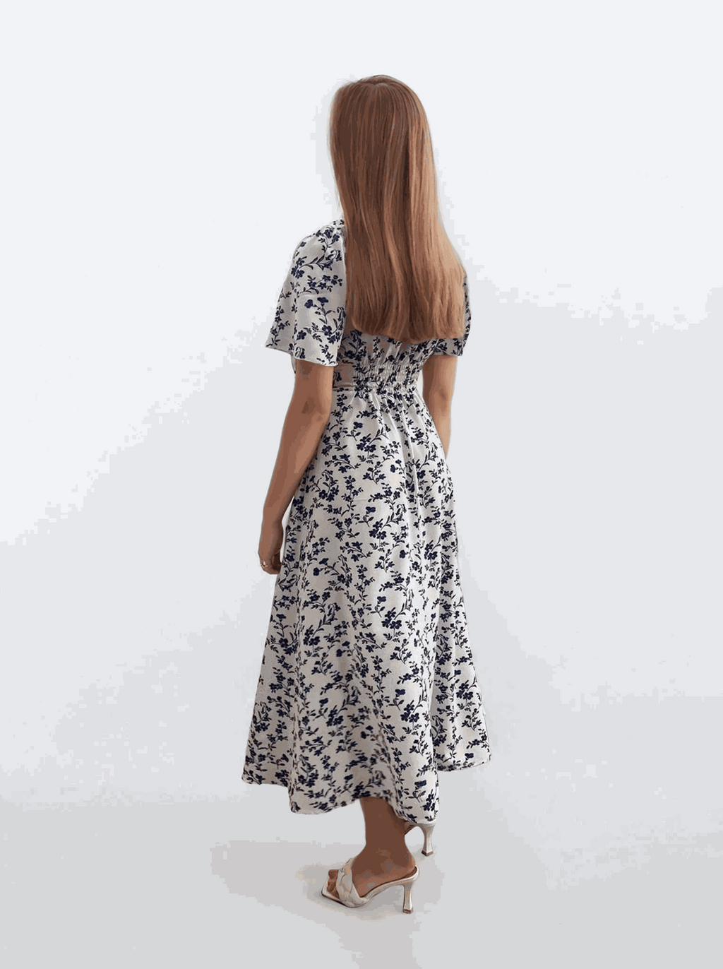 Rochie midaxi cu bust elastic