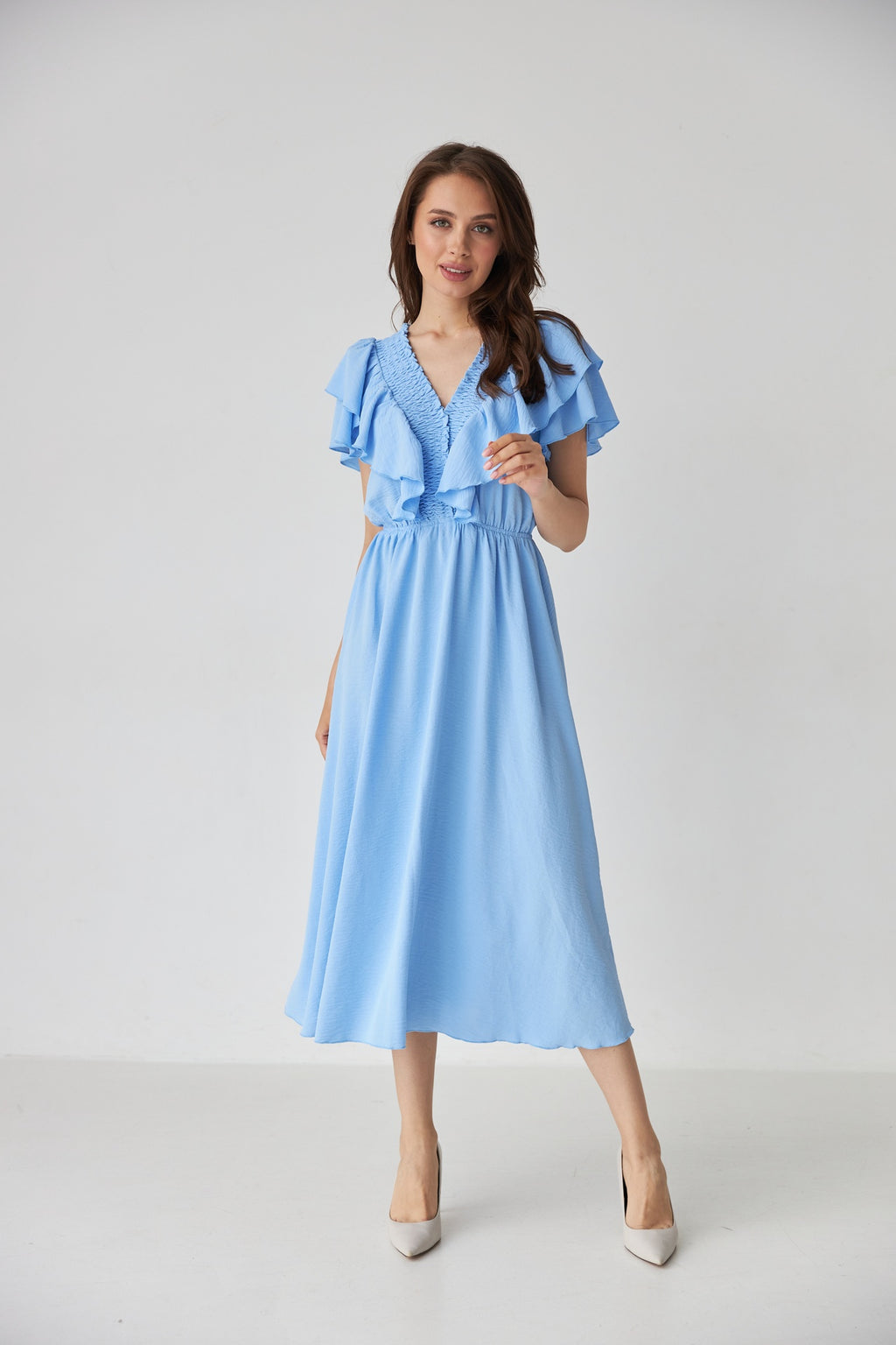 Rochie cu elastic pe fentă