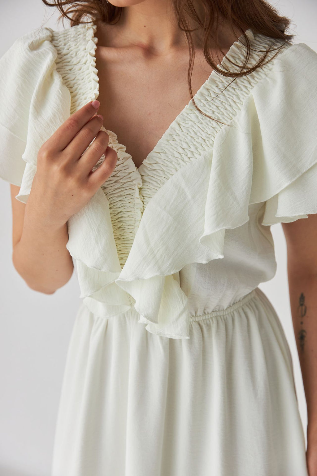 Rochie cu elastic pe fentă