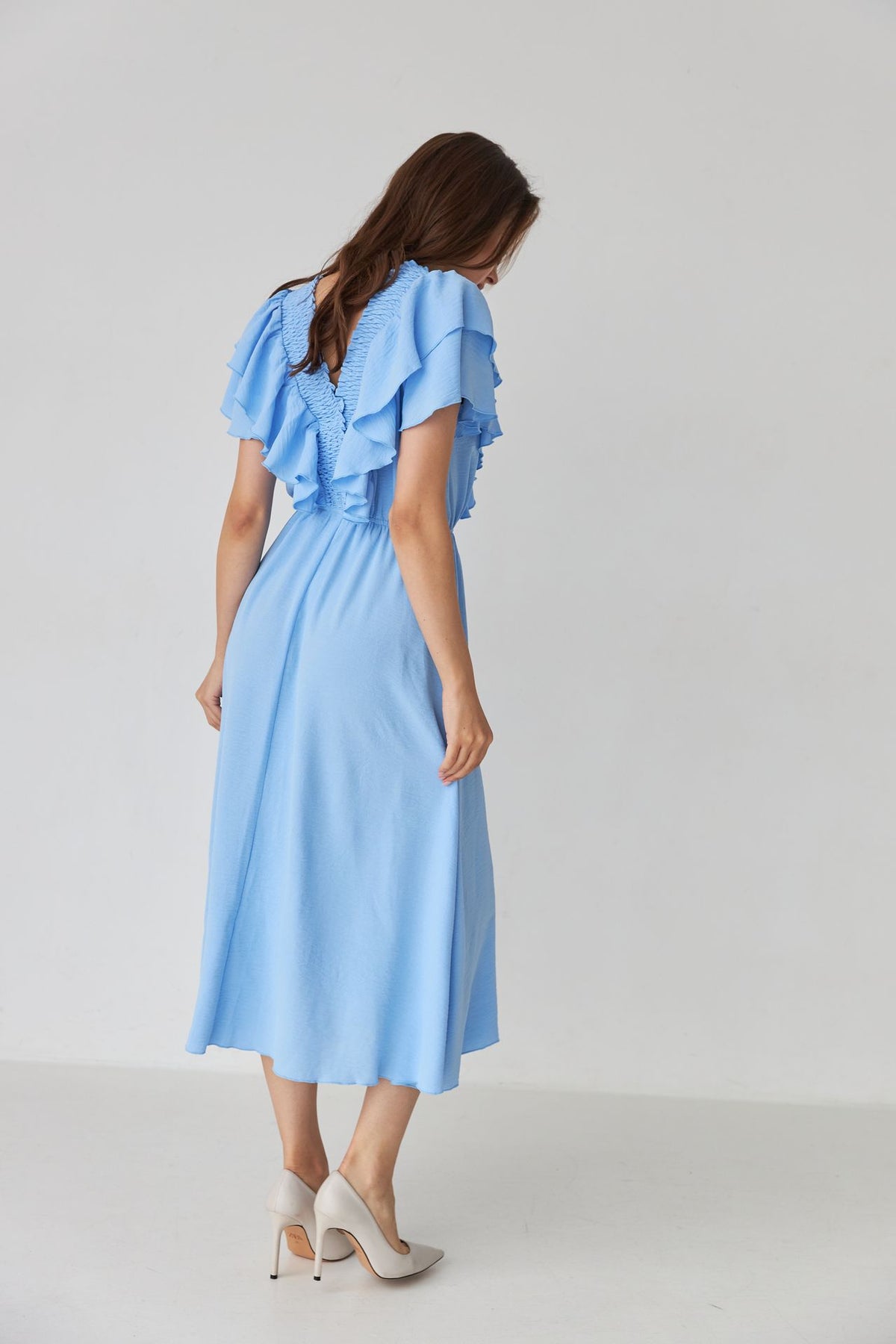 Rochie cu elastic pe fentă