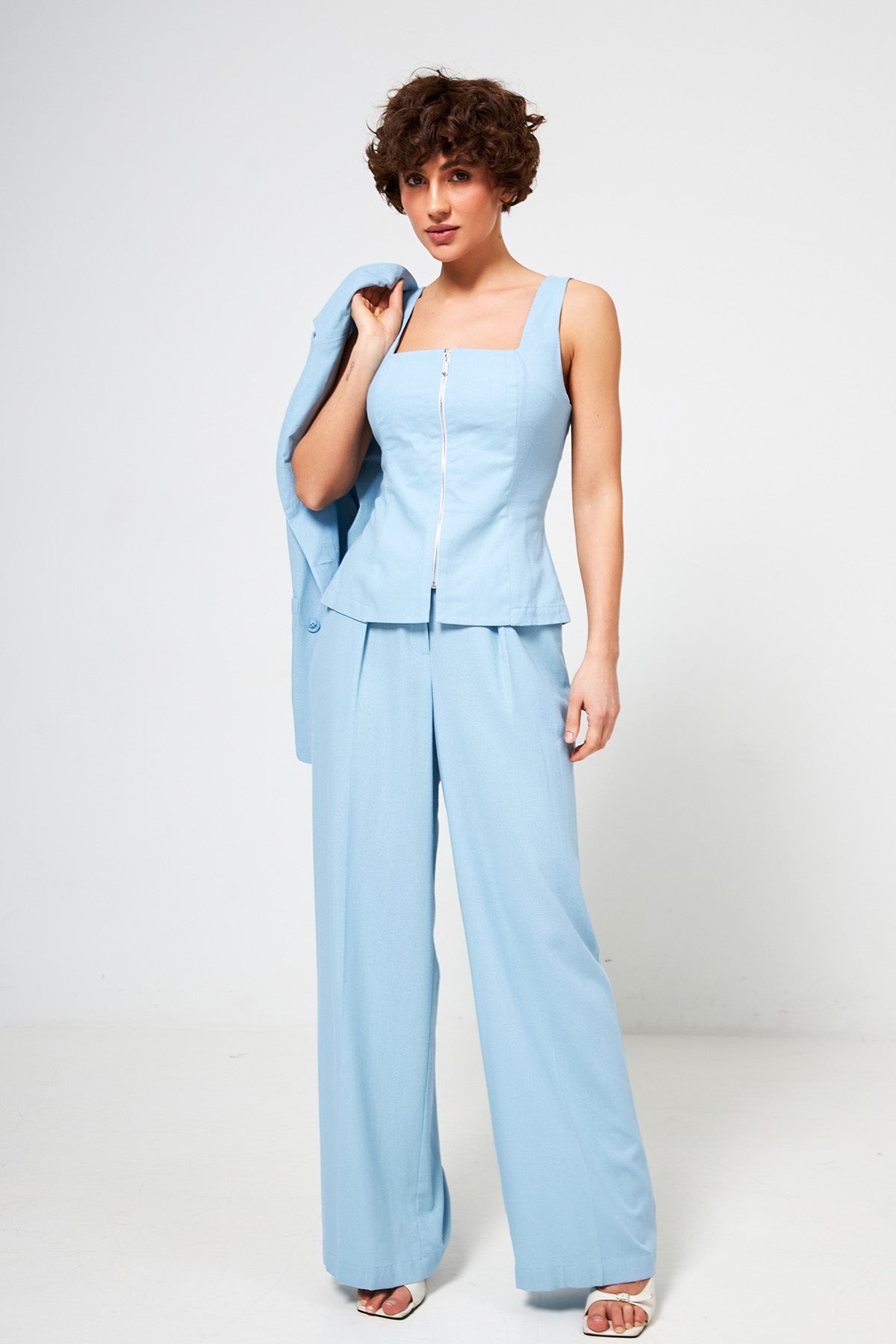 Pantaloni palazzo cu in Francesca