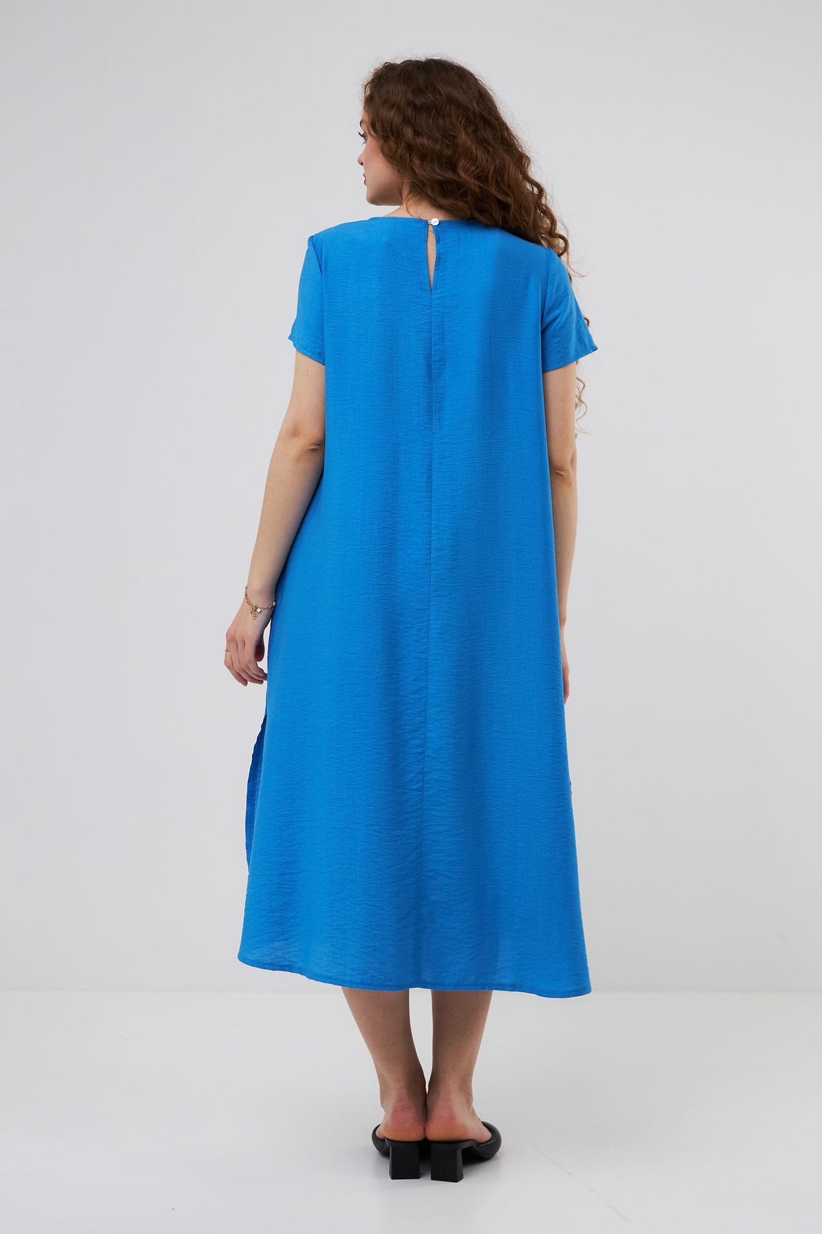 Rochie midaxi lejeră cu in