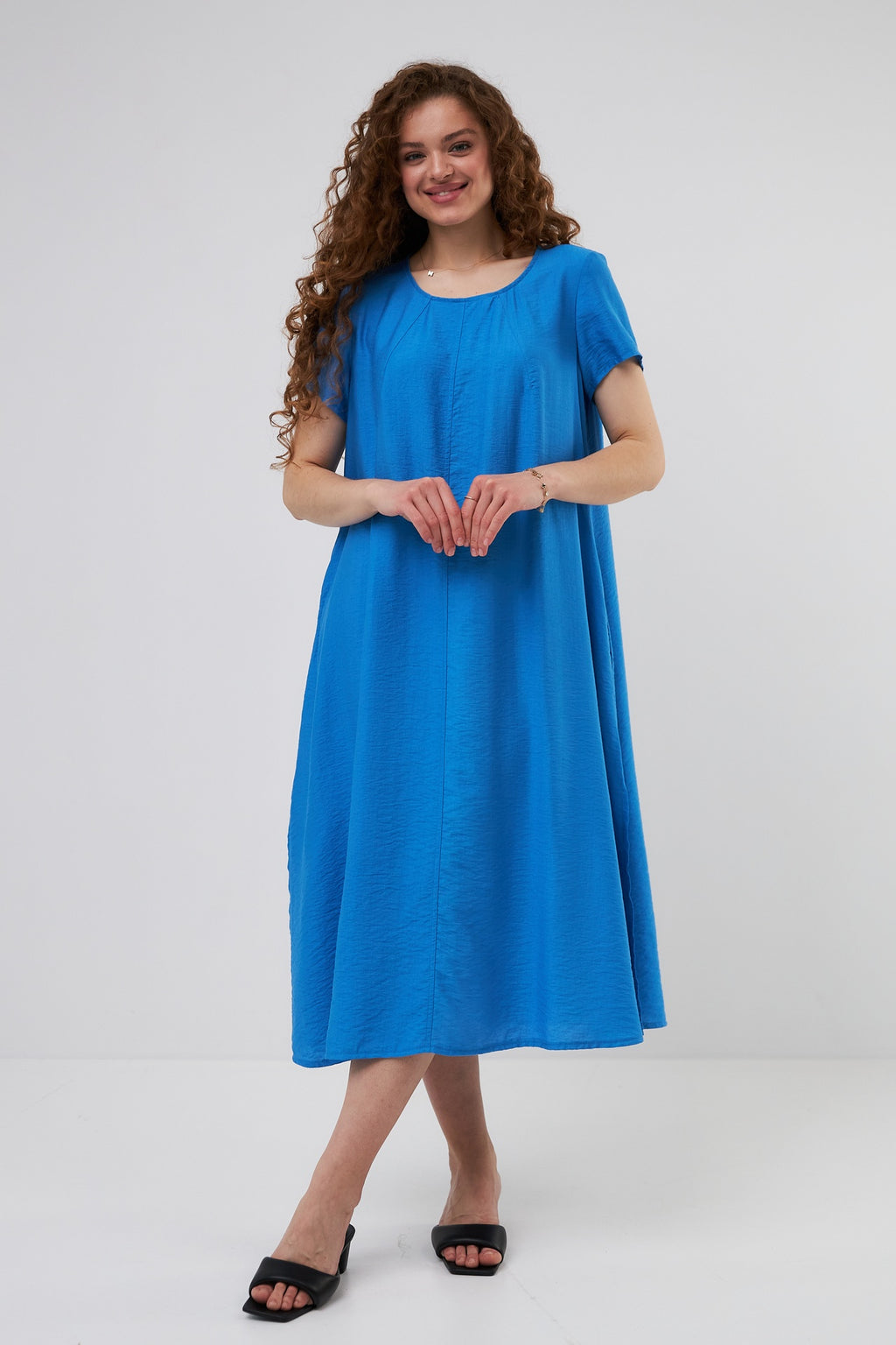 Rochie midaxi lejeră cu in