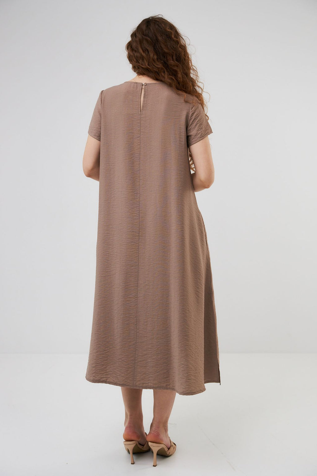 Rochie midaxi lejeră cu in
