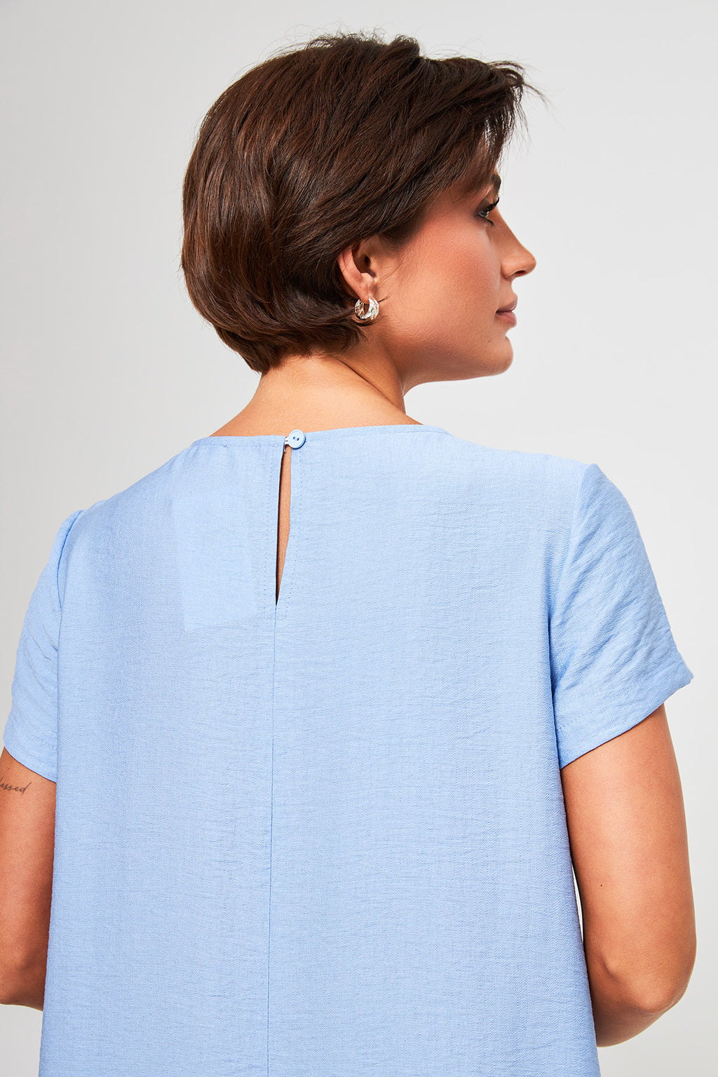 Rochie midi lejeră cu in