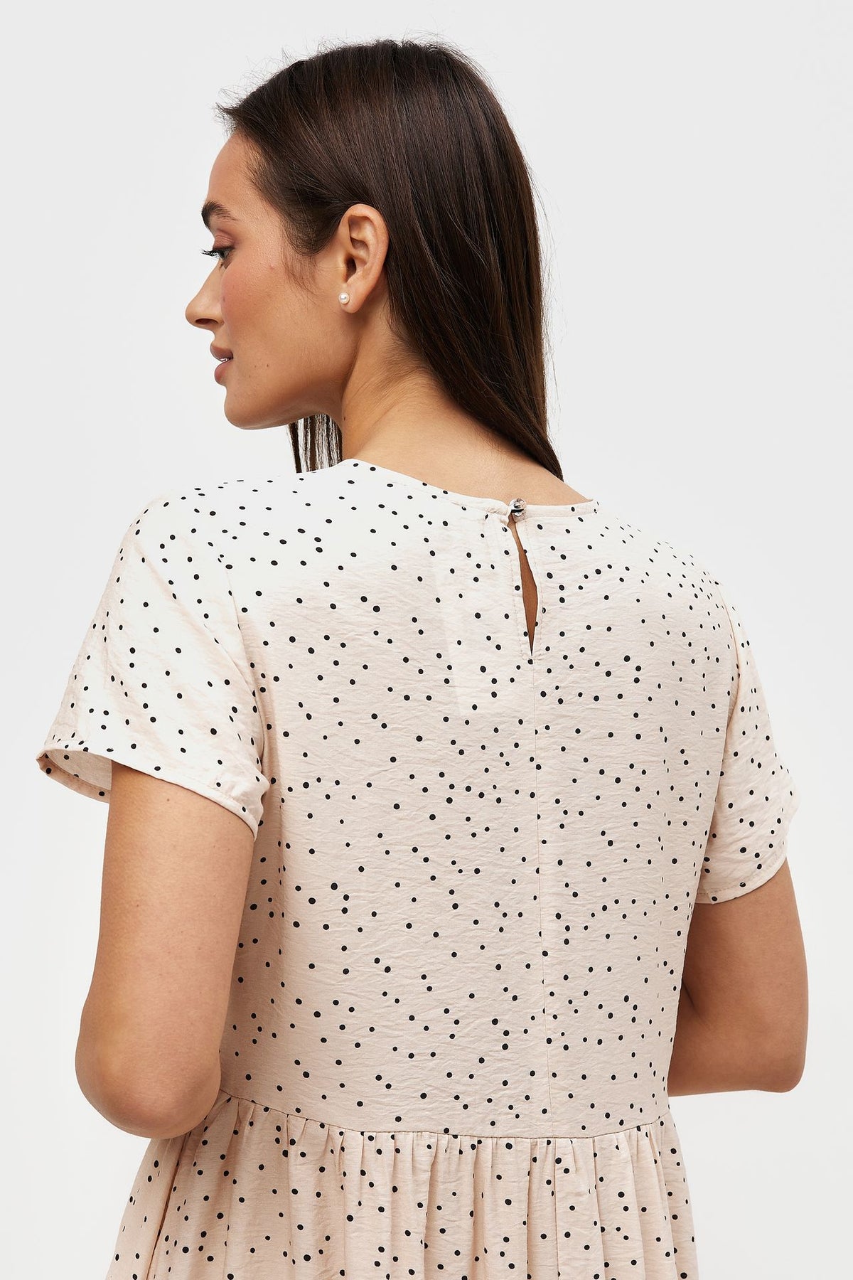 Rochie maxi de vară cu buline mici