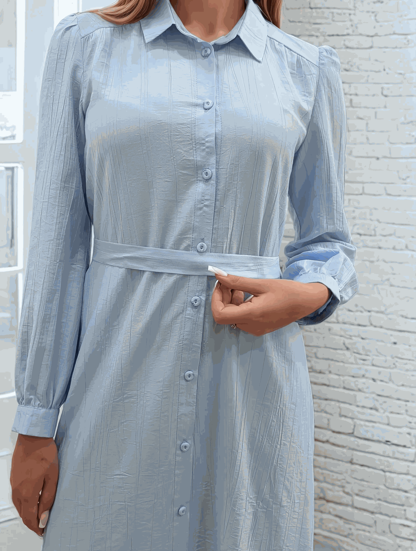 Rochie maxi cu mânecă lungă