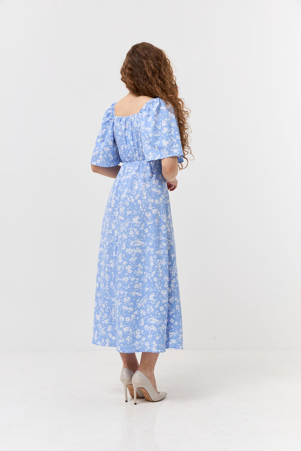 Rochie midaxi cu drapaj