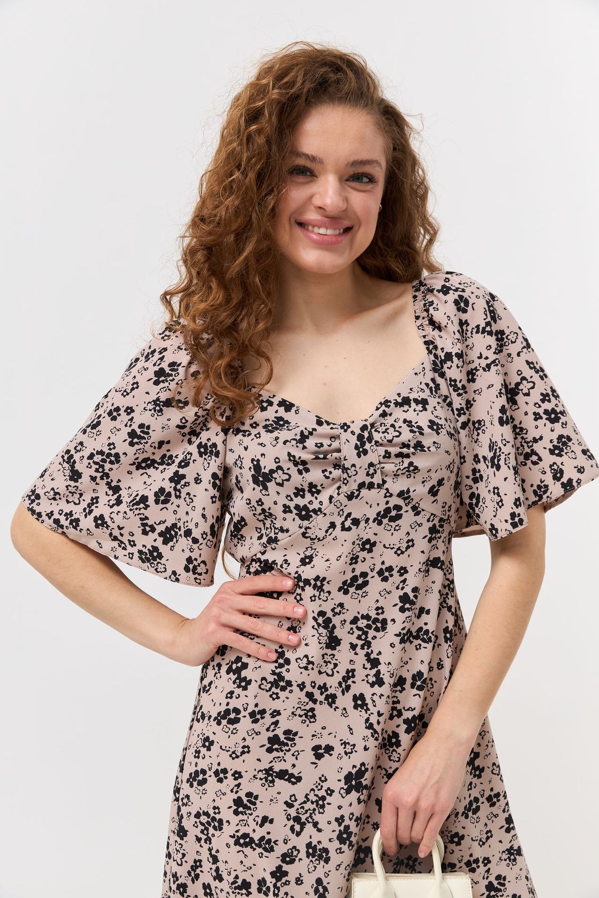 Rochie midaxi cu drapaj