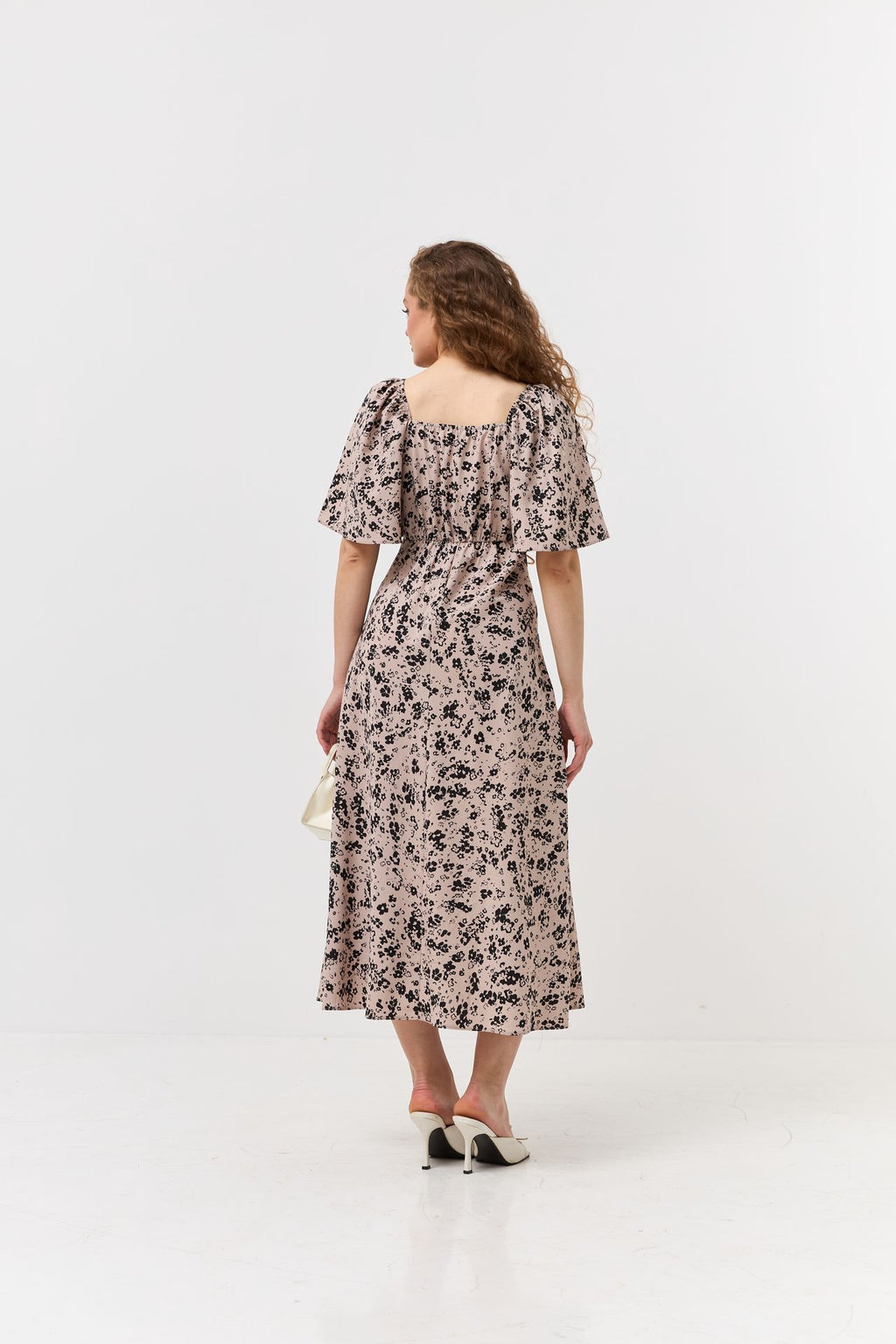 Rochie midaxi cu drapaj