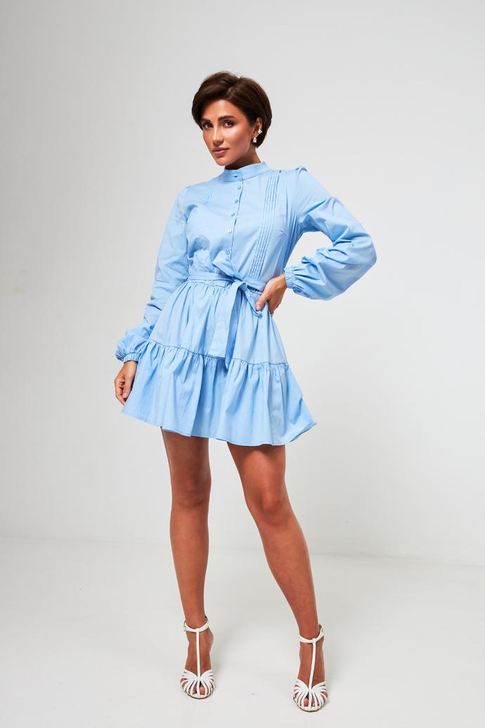 Rochie mini cu două volane