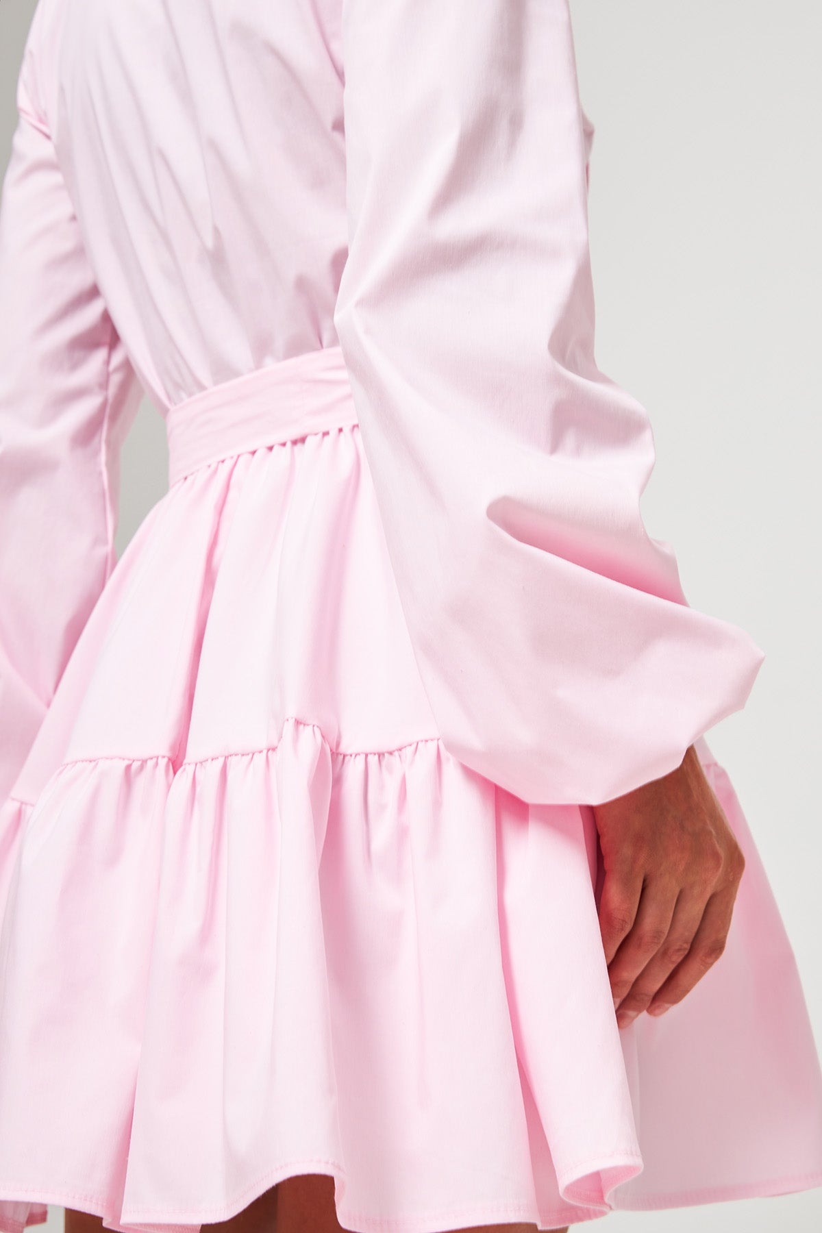 Rochie mini cu două volane