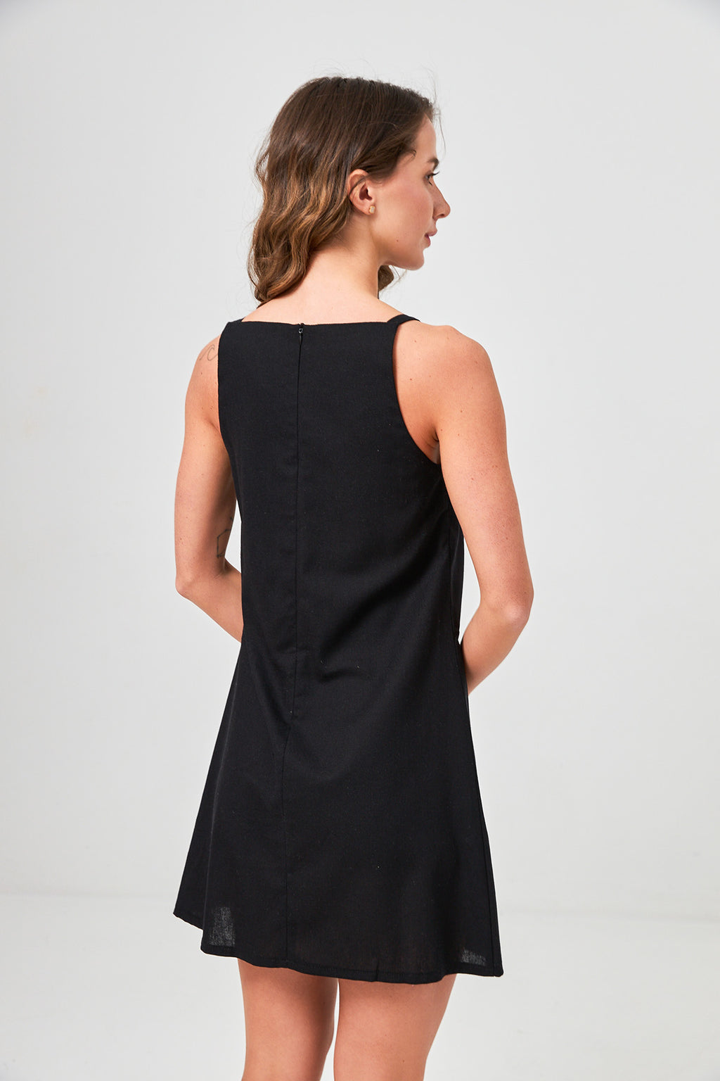 Rochie mini de vară cu in