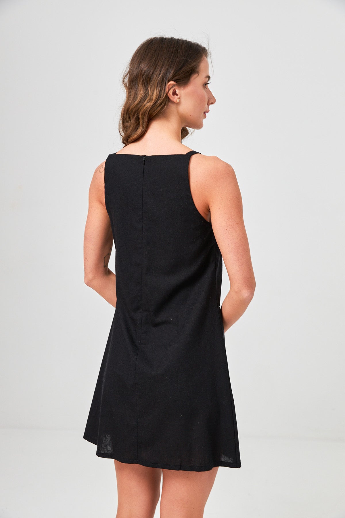 Rochie mini de vară cu in