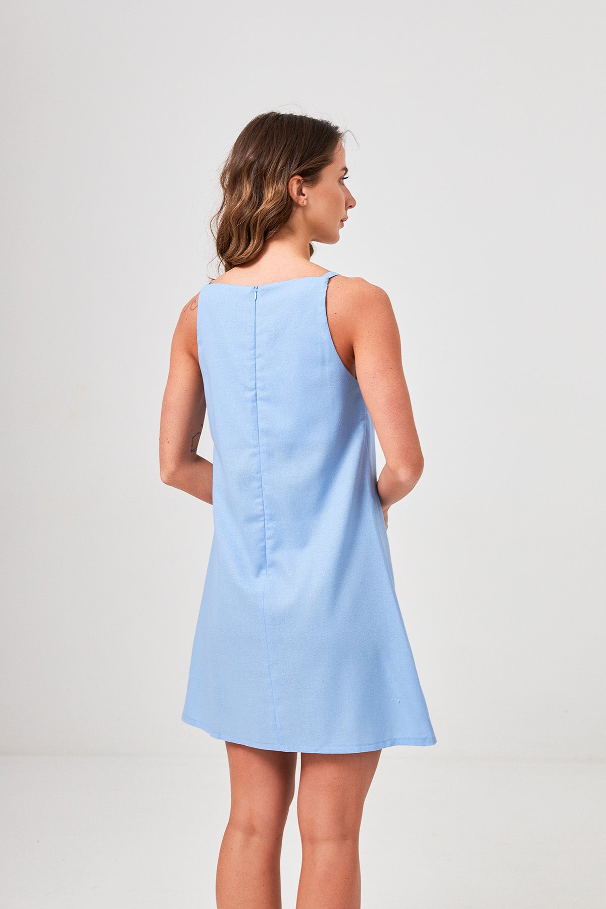 Rochie mini de vară cu in