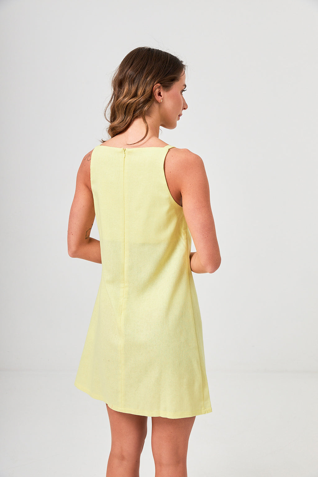 Rochie mini de vară cu in
