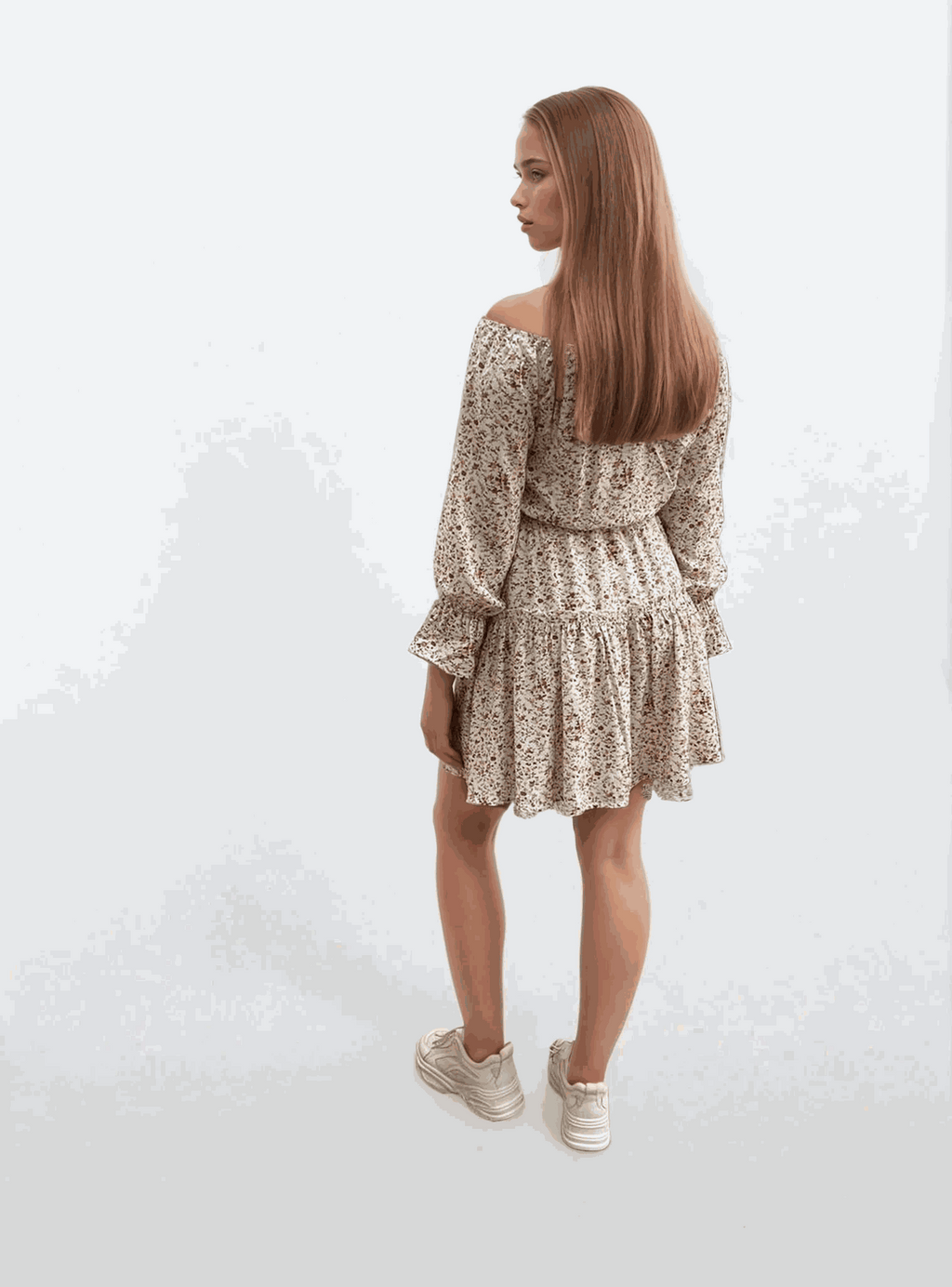 Rochie mini de vară cu bust elastic