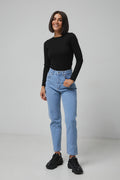 Blugi mom fit