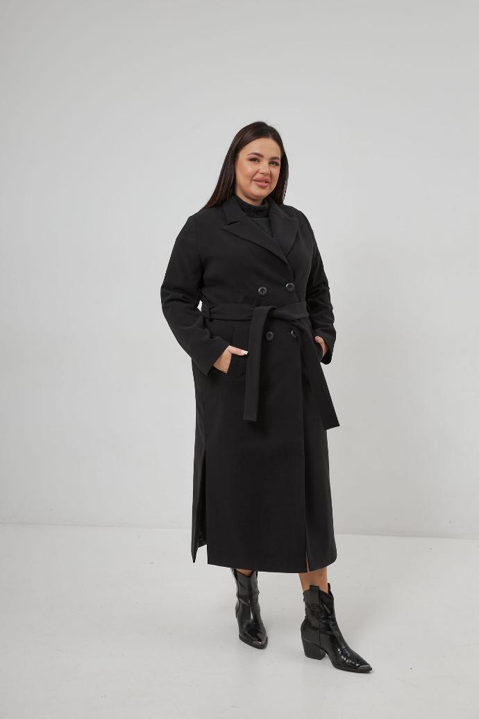 Palton petrecut cu șlițuri laterale