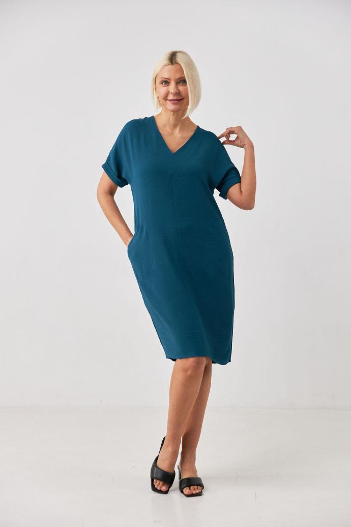 Rochie midi oversize din crep